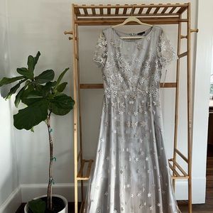 Tahari Mother of the Bride Embroidered Dress NWT